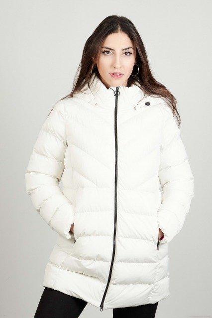 GEOX W SPHERICA HOOD JKT en color BLANCO (1)