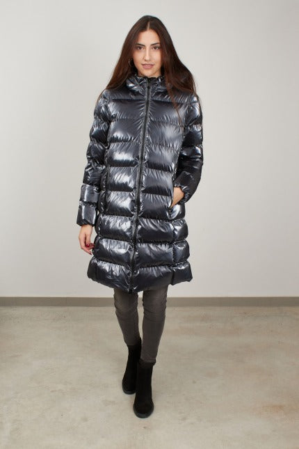 GEOX W TEOCLEA LONG JKT en color GRIS (1)