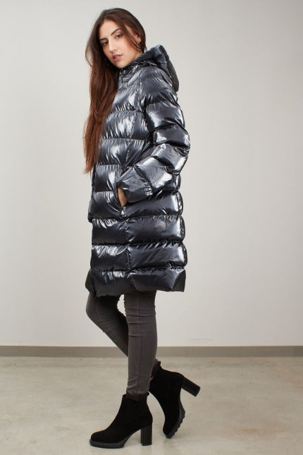 GEOX W TEOCLEA LONG JKT en color GRIS (3)
