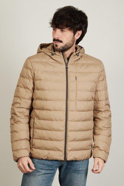 GEOX MA T M DENNIE HOOD JACKET en color MARRON CLARO (1)