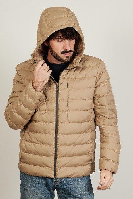GEOX MA T M DENNIE HOOD JACKET en color MARRON CLARO (4)