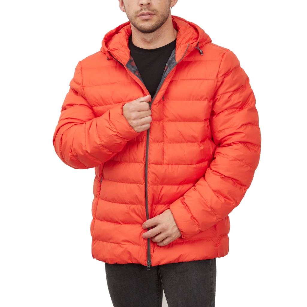 GEOX M DENNIE HOOD JACKET en color NARANJA (3)
