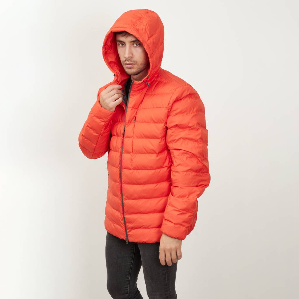 GEOX M DENNIE HOOD JACKET en color NARANJA (4)
