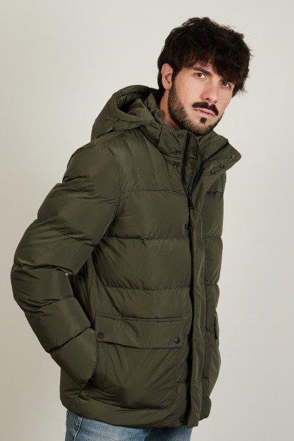 GEOX MHILSTONE SHORT JKT en color VERDE (3)
