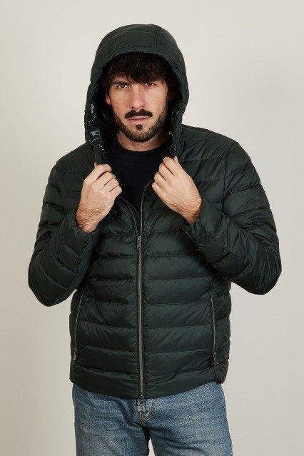 GEOX DERECK HOOD JACKET en color VERDE (4)
