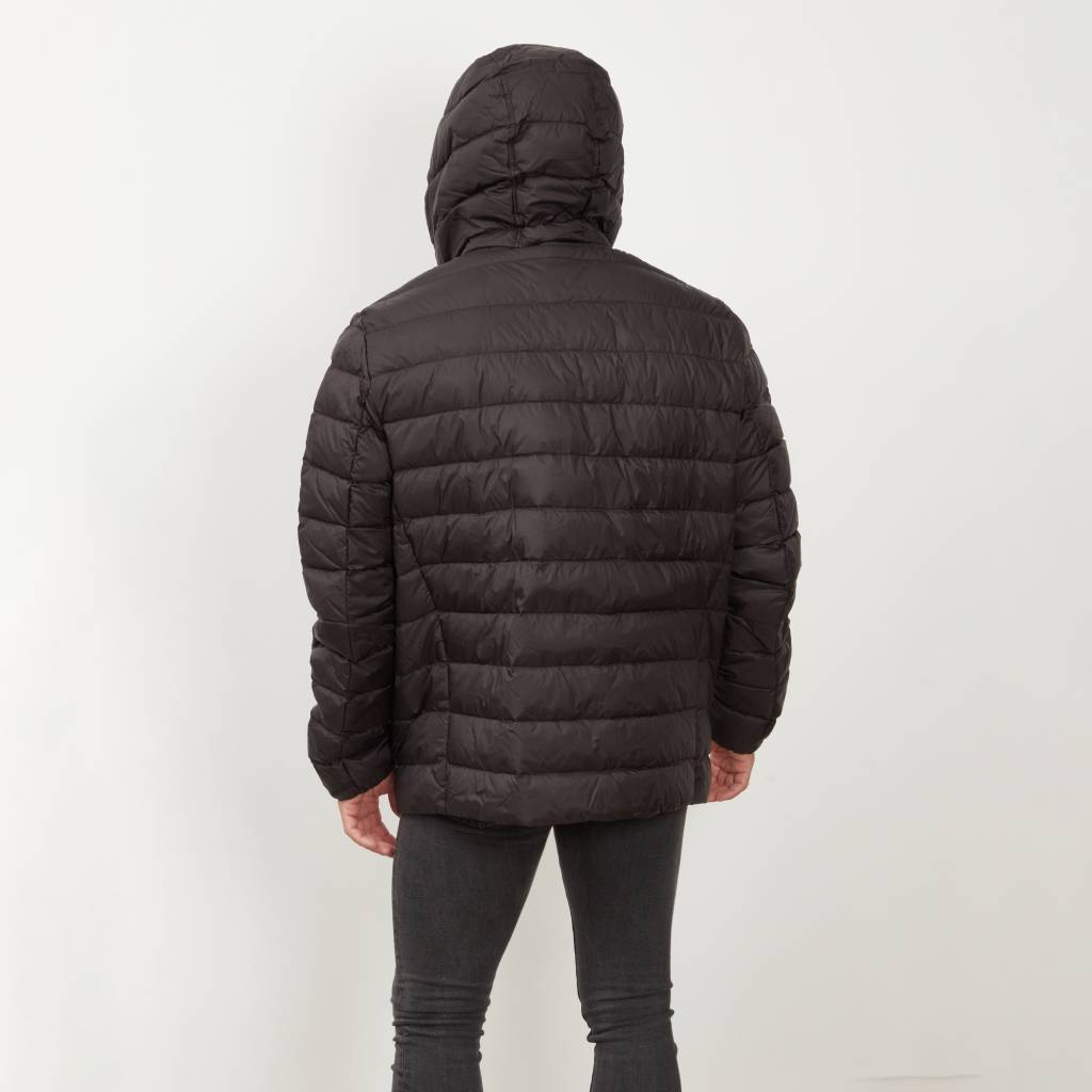 GEOX MB T M DERECK HOOD JACKET en color NEGRO (6)