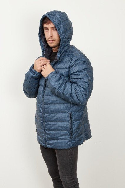 GEOX MB T M DERECK HOOD JACKET en color AZUL  (4)