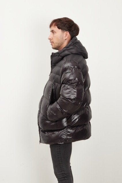 GEOX MK TC M SILE HOOD JACKET en color NEGRO (2)