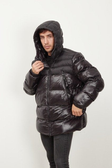 GEOX MK TC M SILE HOOD JACKET en color NEGRO (3)