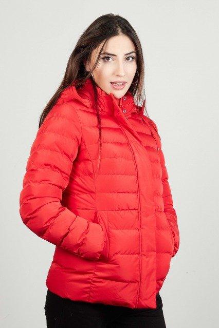 GEOX W ANEKO MID JKT en color ROJO (2)