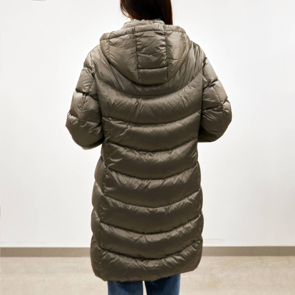 GEOX W ADRYA LONG JKT en color GRIS (1)