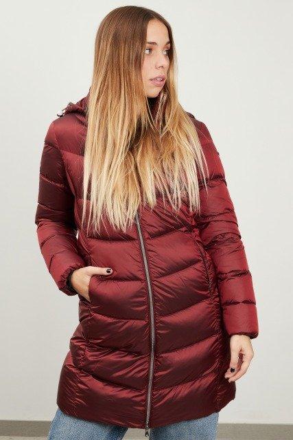 GEOX W ADRYA LONG JKT en color BURDEOS (2)