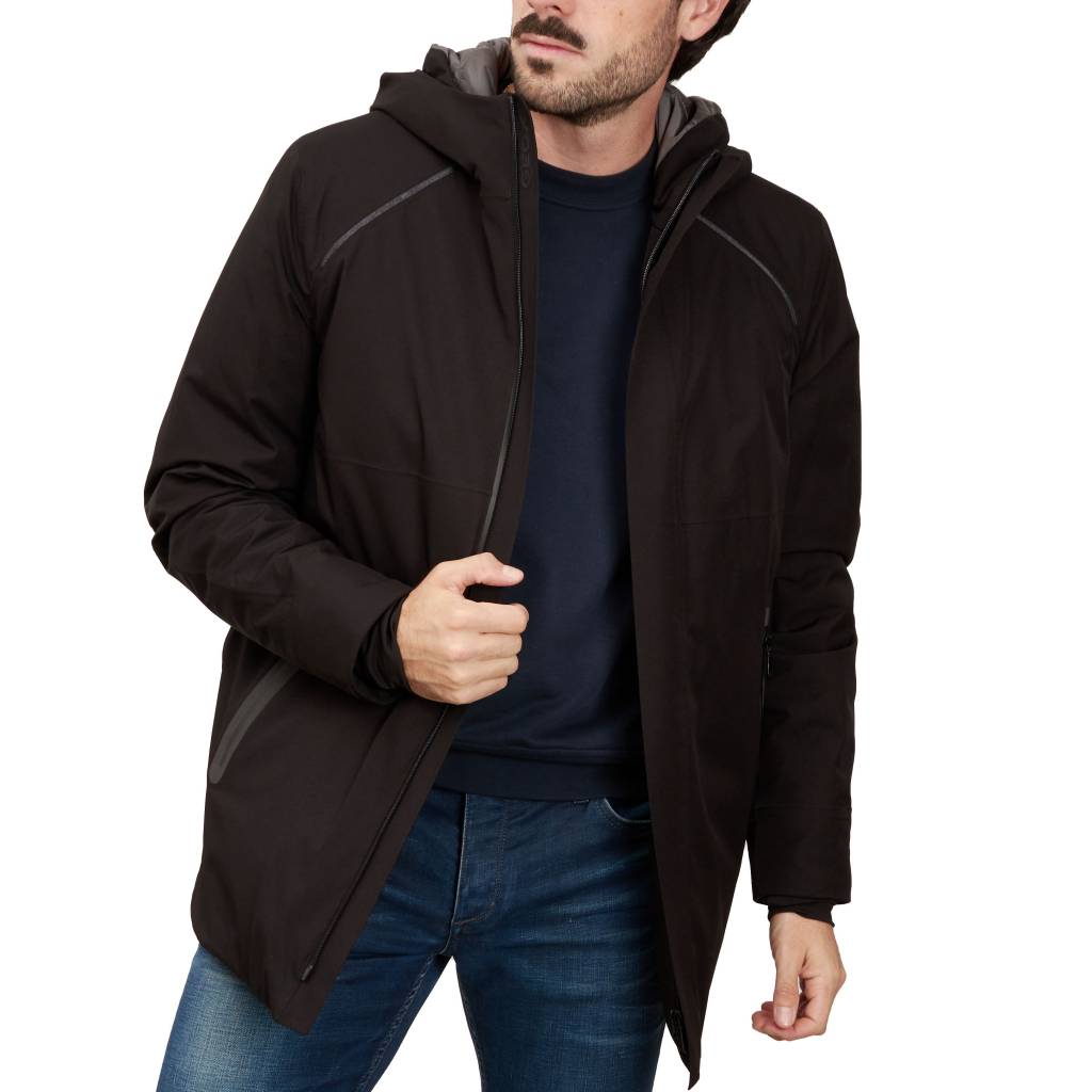 GEOX M XLED PARKA en color NEGRO (2)