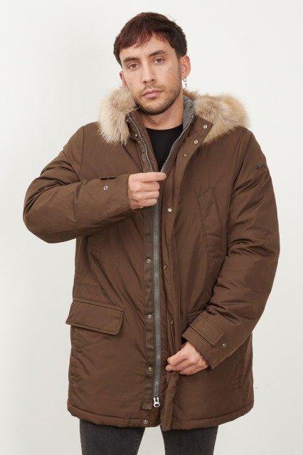 GEOX MF T M NORWOLK PARKA en color MARRON (1)