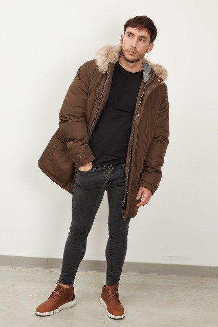 GEOX MF T M NORWOLK PARKA en color MARRON (2)