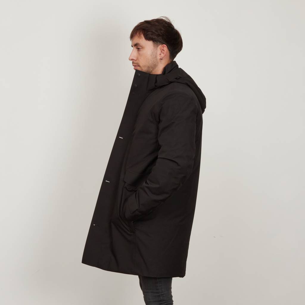 GEOX M CLINTFORD LONG JKT en color NEGRO (3)