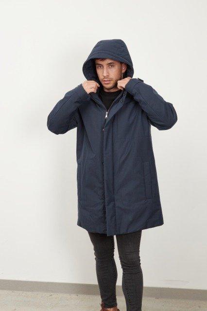 GEOX M KAVEN LONG JKT en color AZUL  (2)