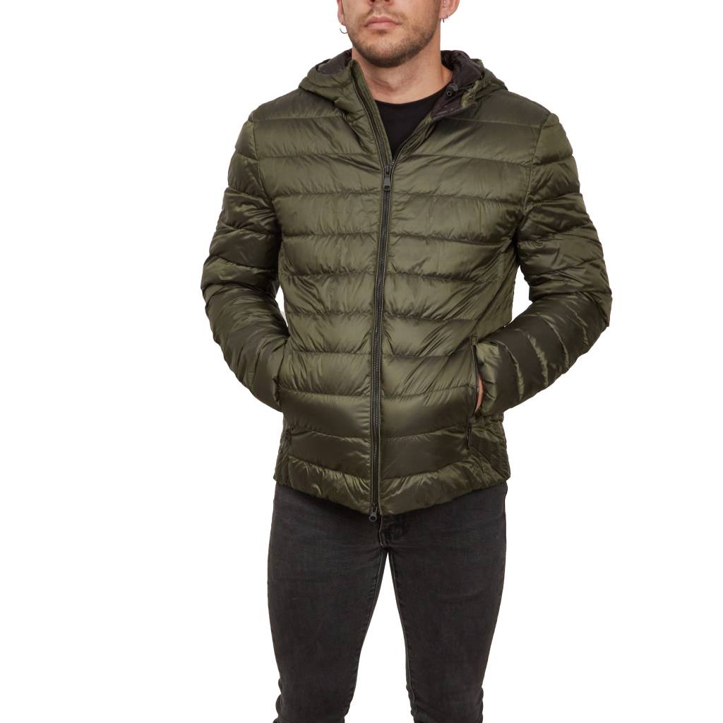GEOX M DERECK HOOD JKT en color VERDE (3)