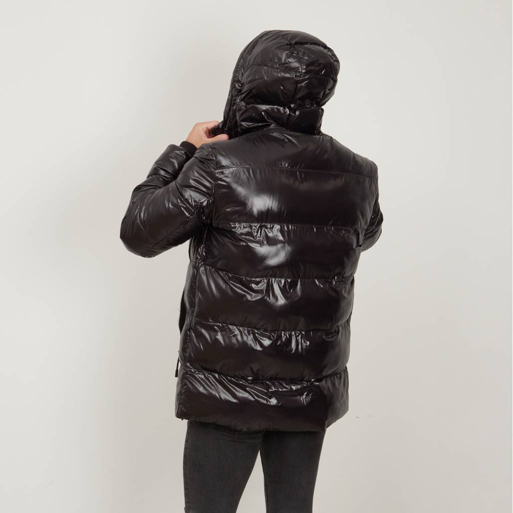 GEOX M SILE HOOD JKT en color NEGRO (3)