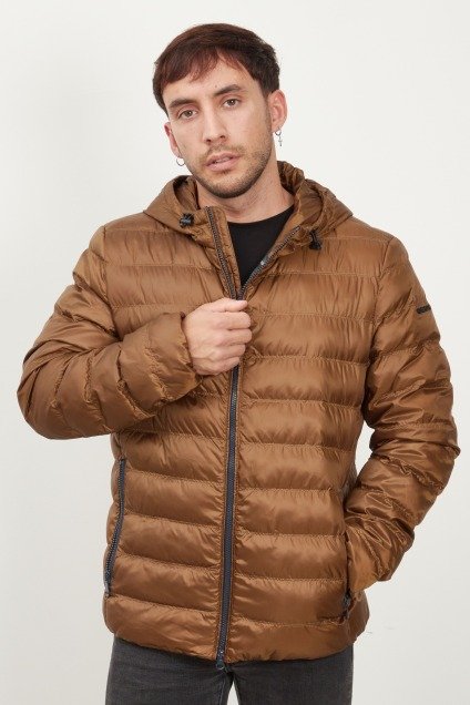 GEOX M DENNIE HOOD_JKT en color MARRON (1)