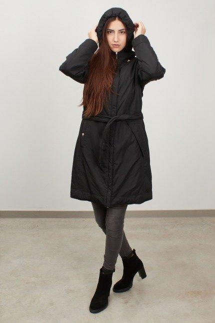 GEOX W MYRIA LONG JKT en color NEGRO (4)