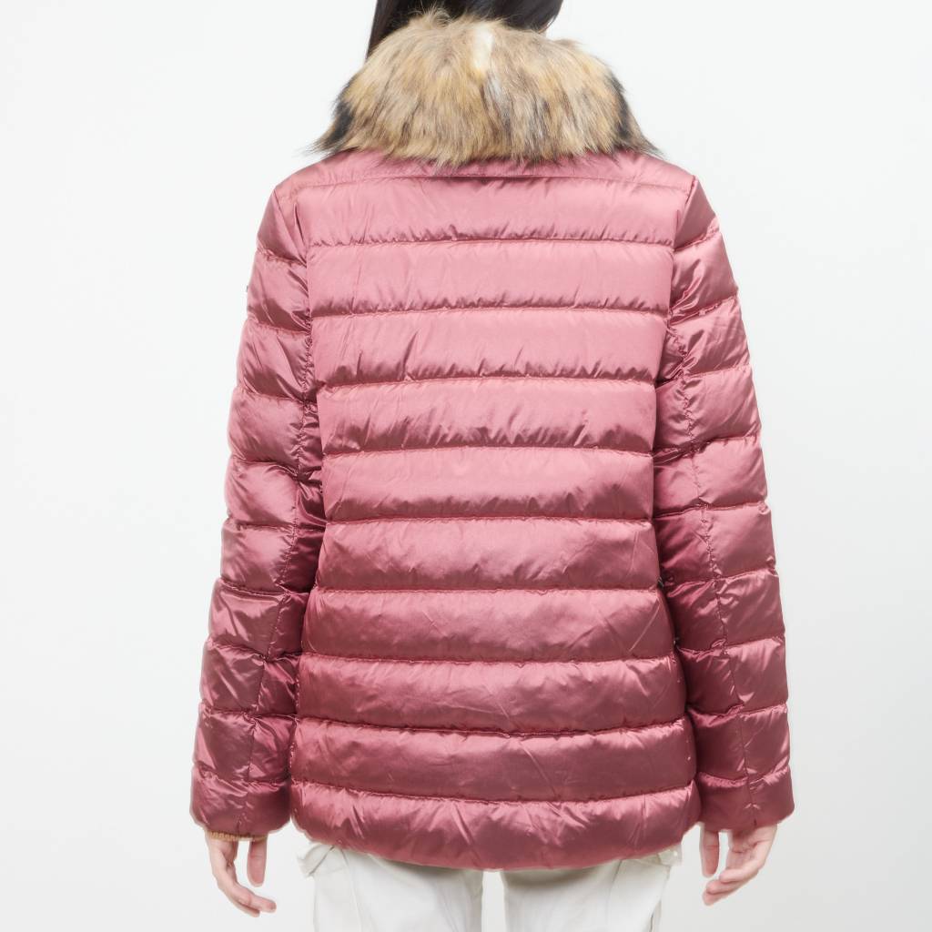 GEOX W BLENDA MID JKT en color ROSA (4)