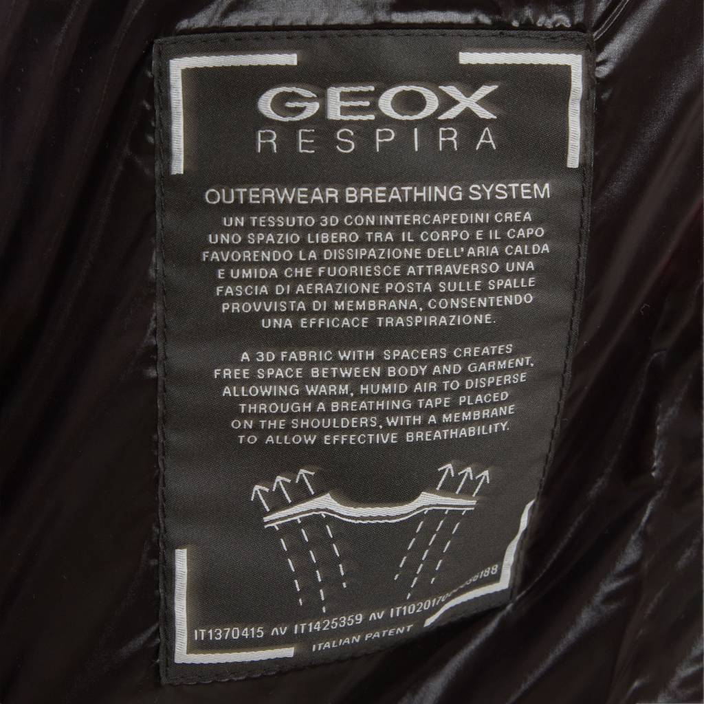 GEOX W BLENDA MID JKT en color ROSA (6)