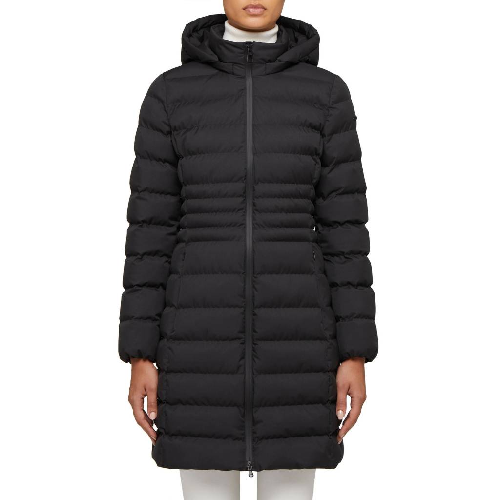 GEOX W HIVER LONG JKT en color NEGRO (2)