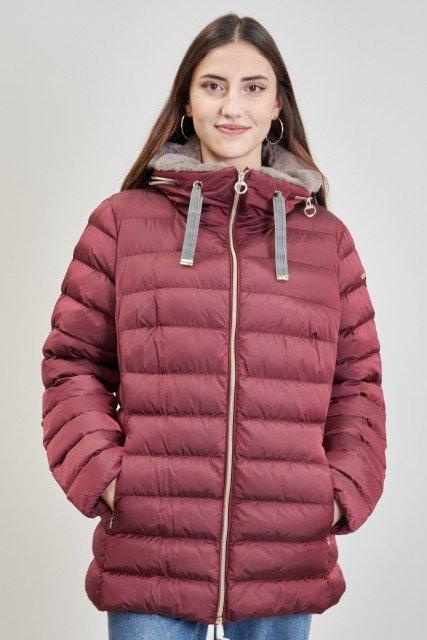 GEOX W SEYLA MID JKT en color BURDEOS (1)