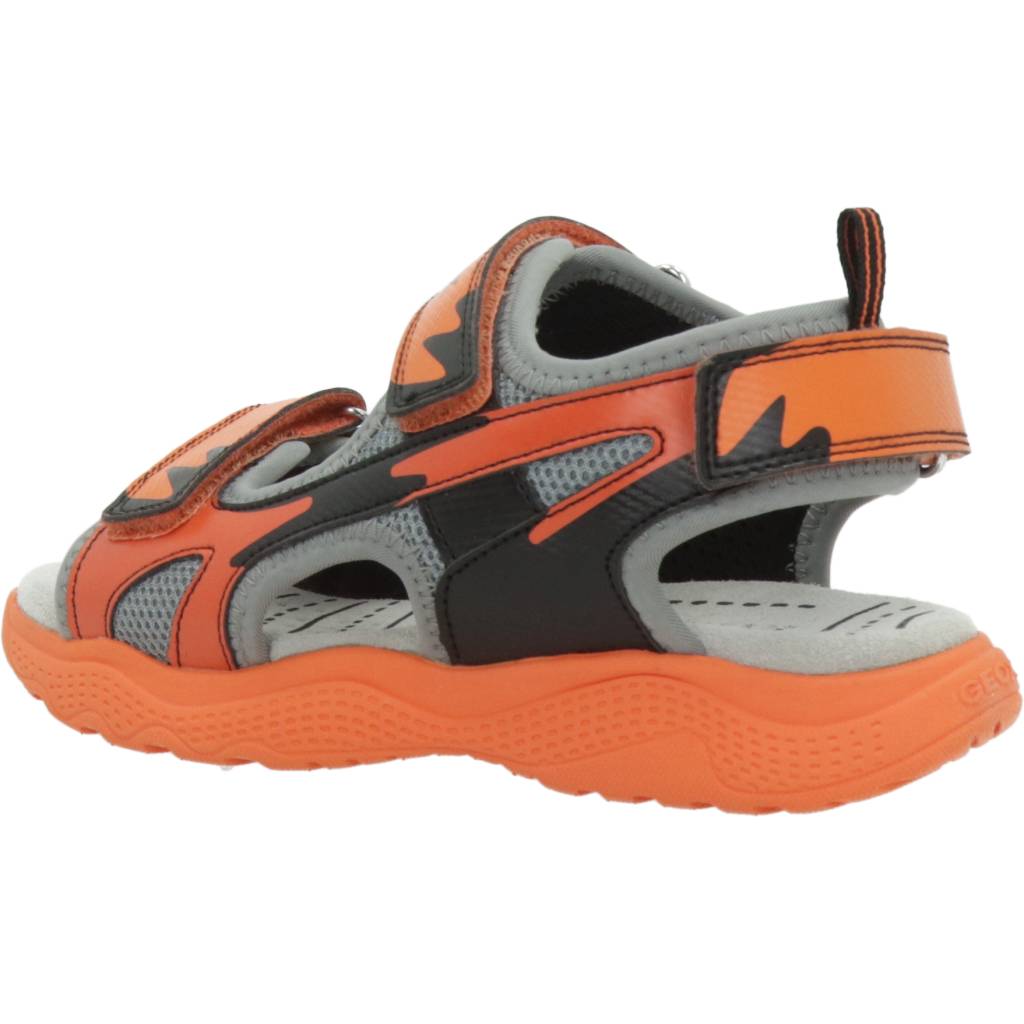 GEOX J SANDAL SPLUSH BOY en color NARANJA (2)