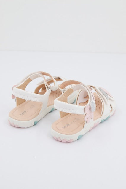 GEOX J SANDAL HAITI GIRL en color BLANCO (2)