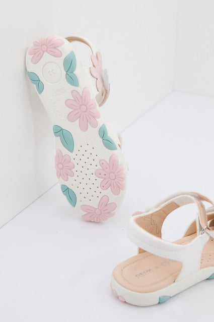 GEOX J SANDAL HAITI GIRL en color BLANCO (3)