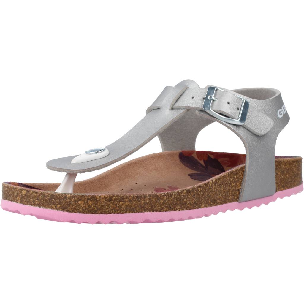 GEOX J ADRIEL GIRL en color PLATA (1)