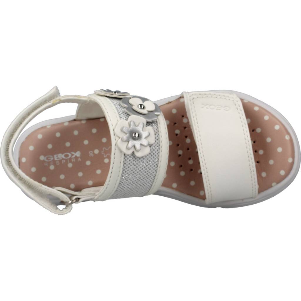 GEOX J SANDAL DEAPHNE GIR en color BLANCO (7)