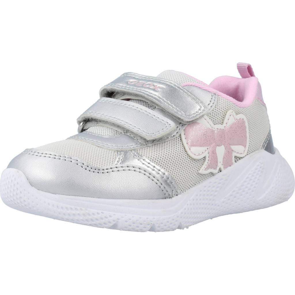 GEOX B SPRINTYE GIRL en color PLATA (1)