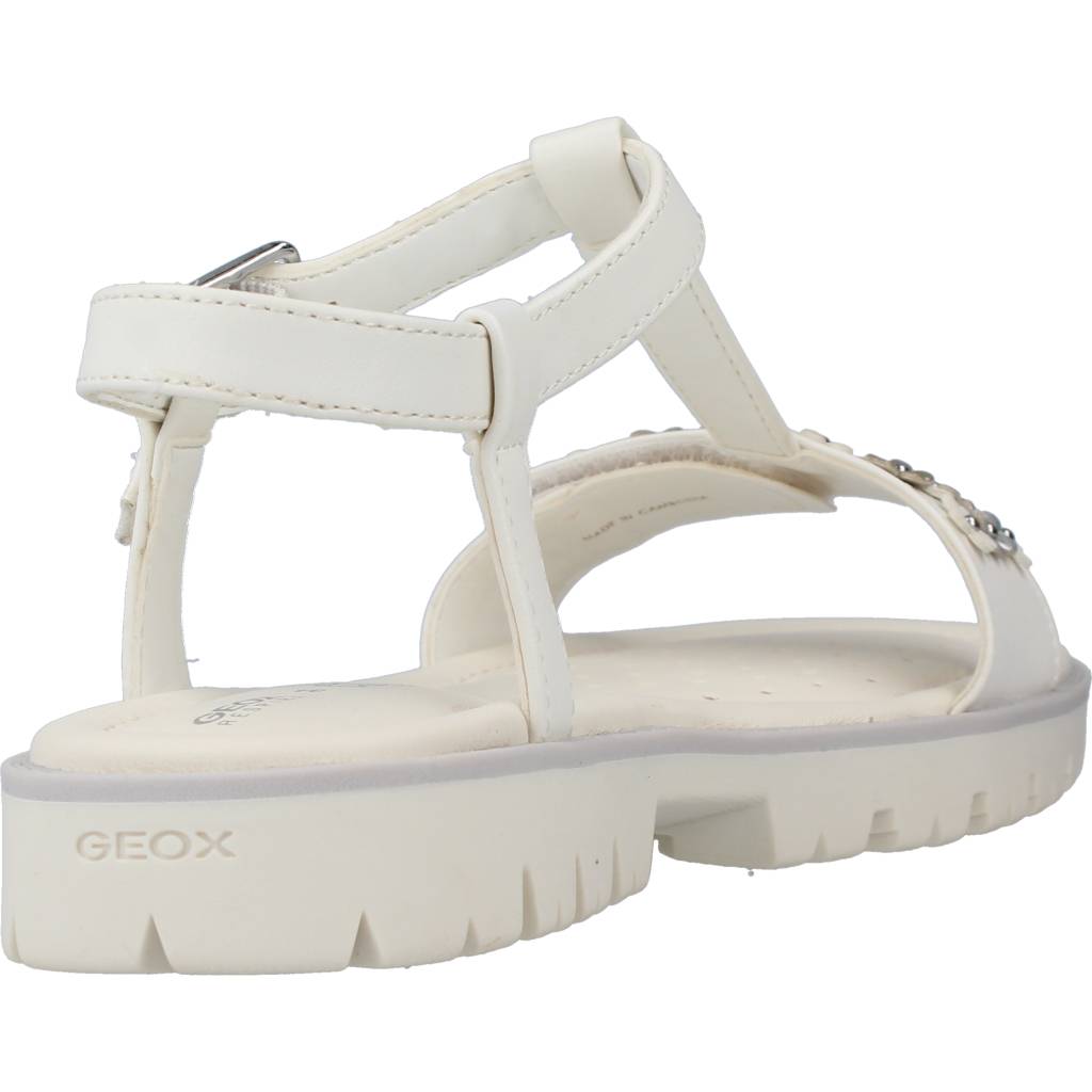 GEOX J SANDAL STARBLUSH G en color BLANCO (3)
