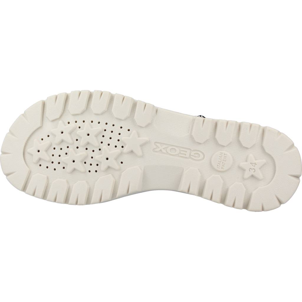 GEOX J SANDAL STARBLUSH G en color BLANCO (6)