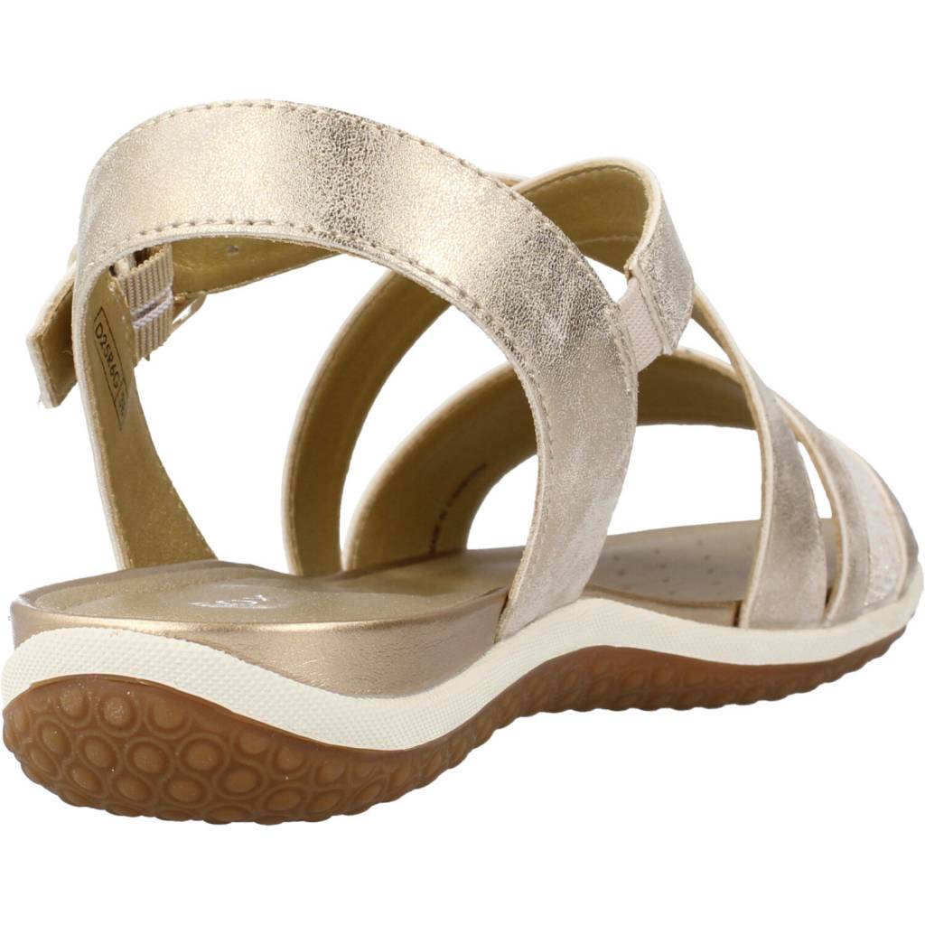 GEOX D SANDAL VEGA en color ORO (3)