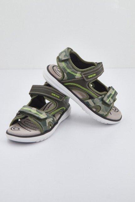 GEOX J SANDAL MARATEA BOY en color VERDE (1)