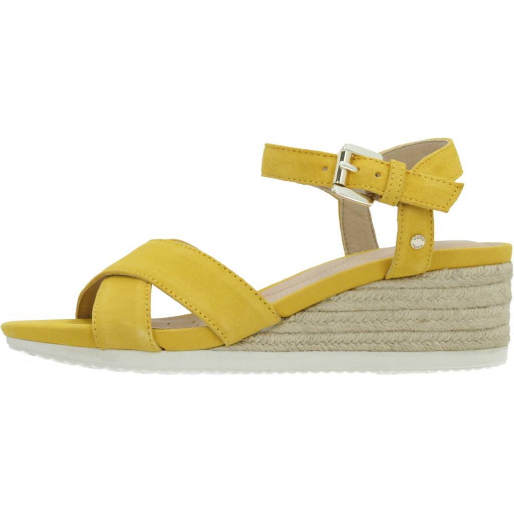 GEOX D ISCHIA CORDA C en color AMARILLO (2)