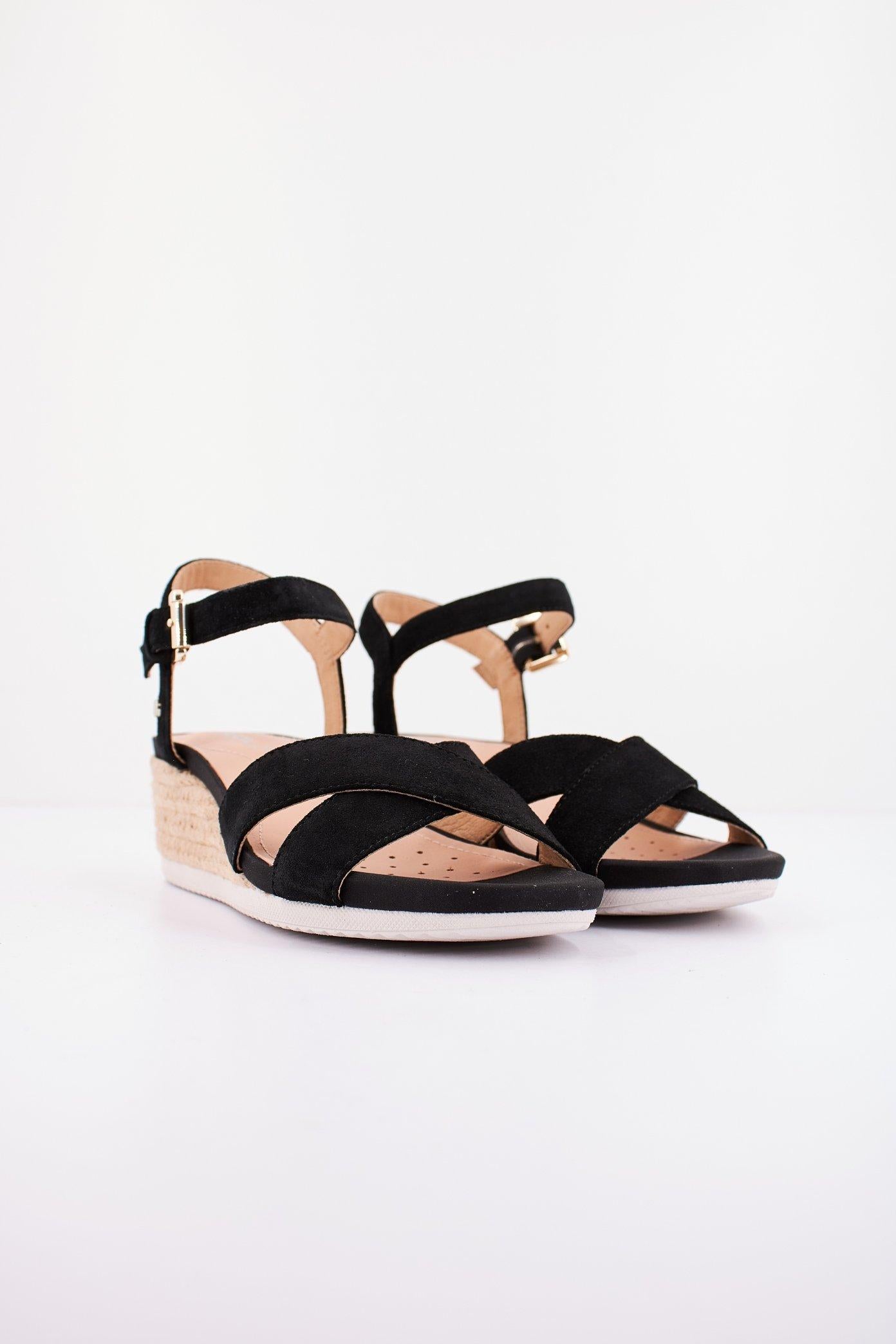 GEOX D ISCHIA CORDA en color NEGRO (2)