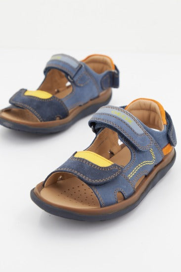 GEOX J SANDAL LIPARI BOY en color AZUL (2)