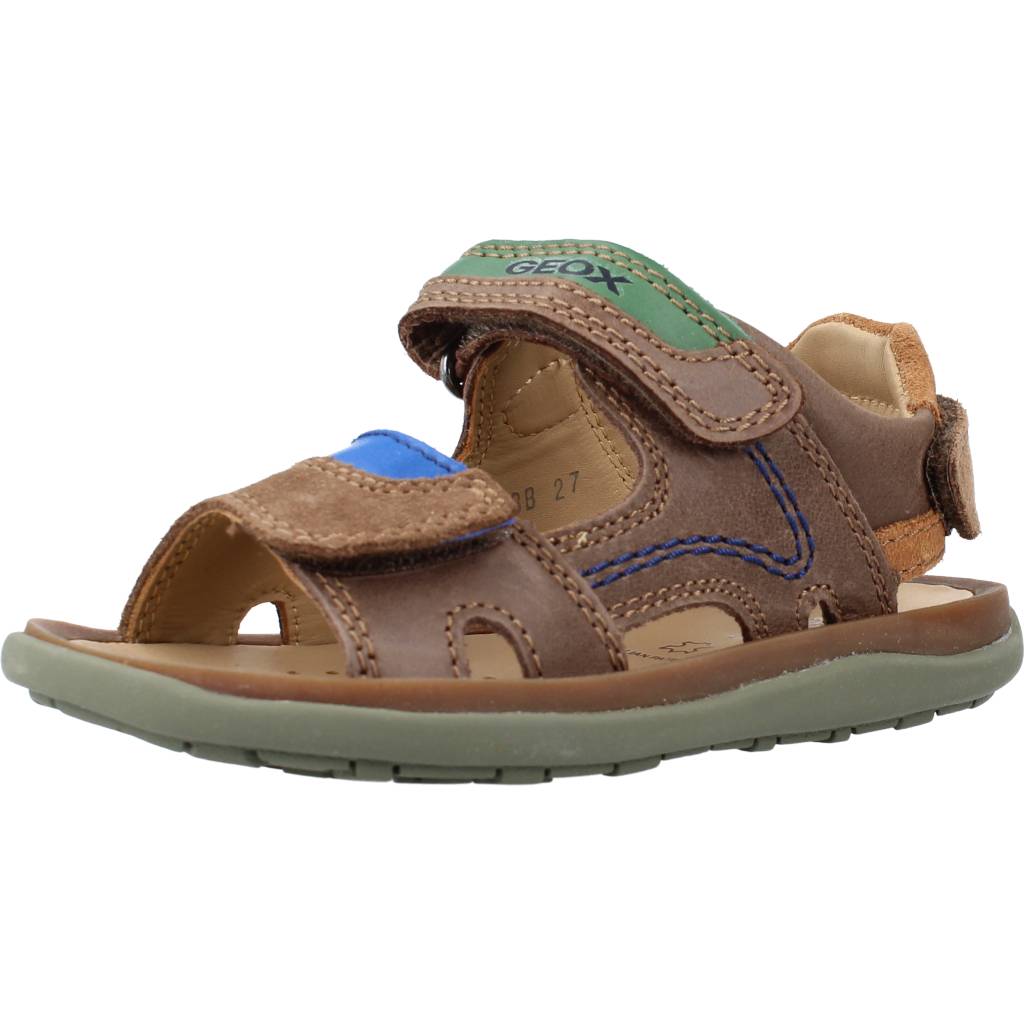 GEOX J SANDAL LIPARI BOY en color MARRON (1)