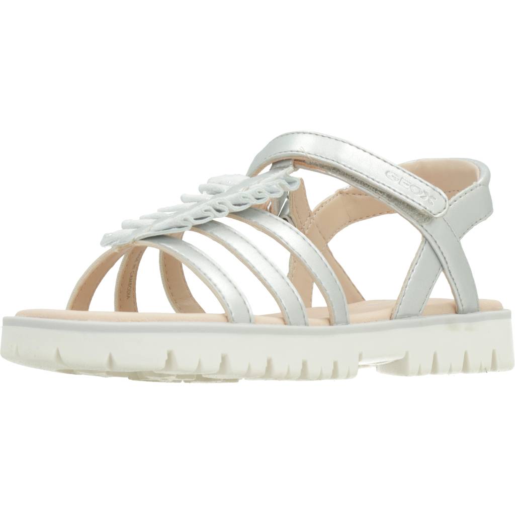 GEOX J SANDAL STARBLUSH G en color PLATA (1)