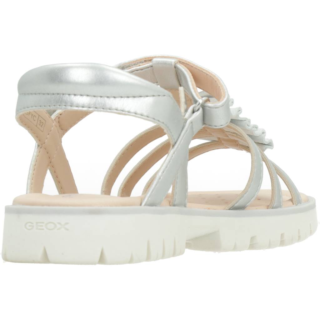 GEOX J SANDAL STARBLUSH G en color PLATA (3)