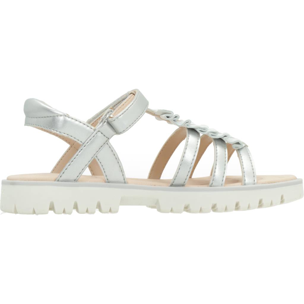 GEOX J SANDAL STARBLUSH G en color PLATA (4)