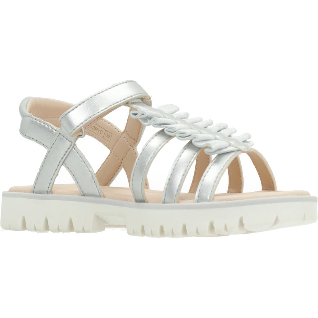 GEOX J SANDAL STARBLUSH G en color PLATA (5)