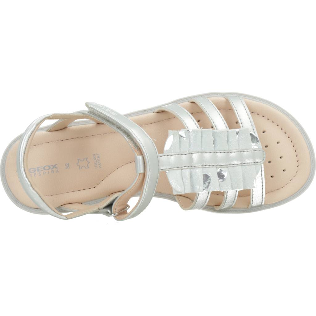 GEOX J SANDAL STARBLUSH G en color PLATA (7)