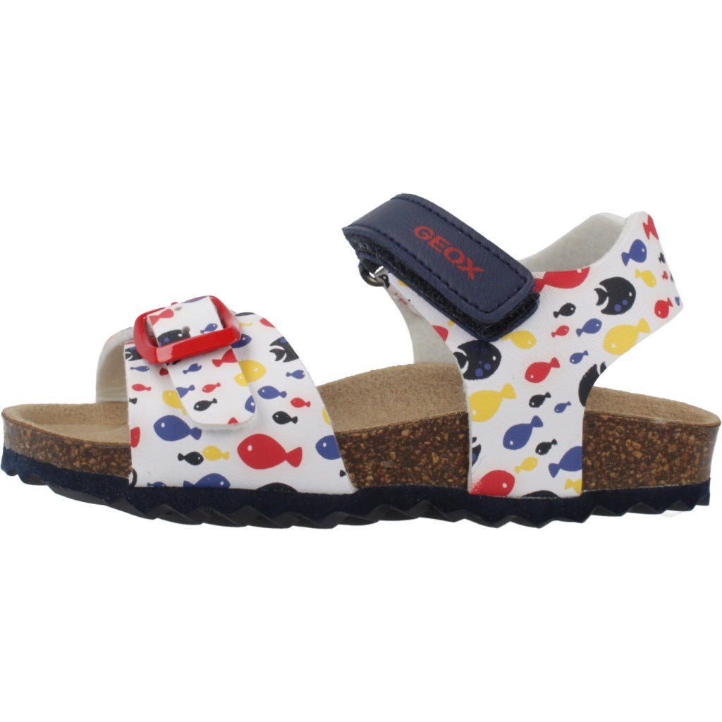 GEOX B SANDAL CHALKI BOY en color BLANCO (2)