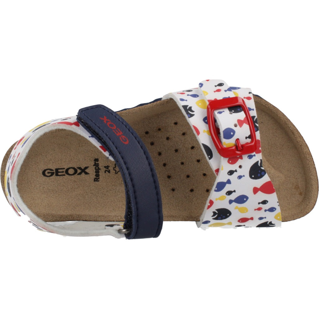 GEOX B SANDAL CHALKI BOY en color BLANCO (7)